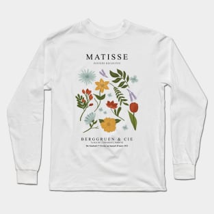 Henri Matisse Floral Exhibition Design Berggruen & Cie Long Sleeve T-Shirt